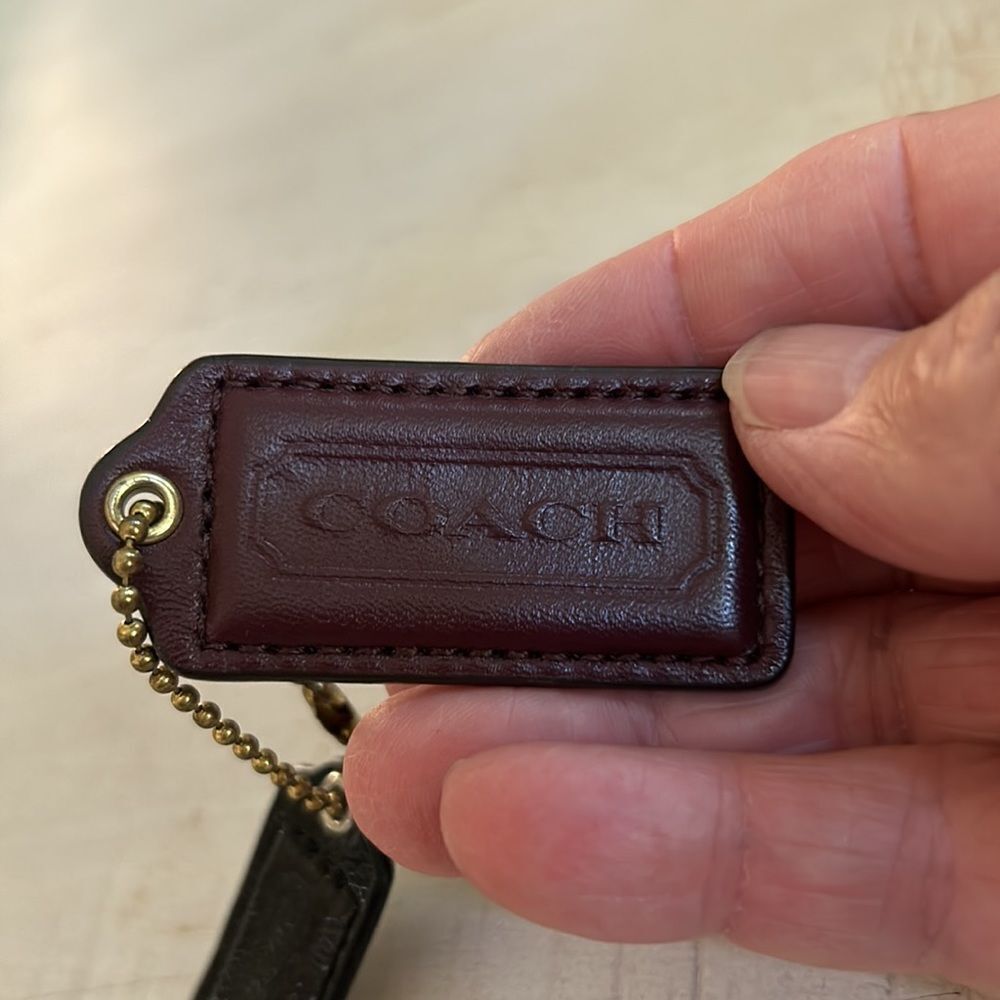 Coach Keychain Leather Tags - Picture 3 of 3